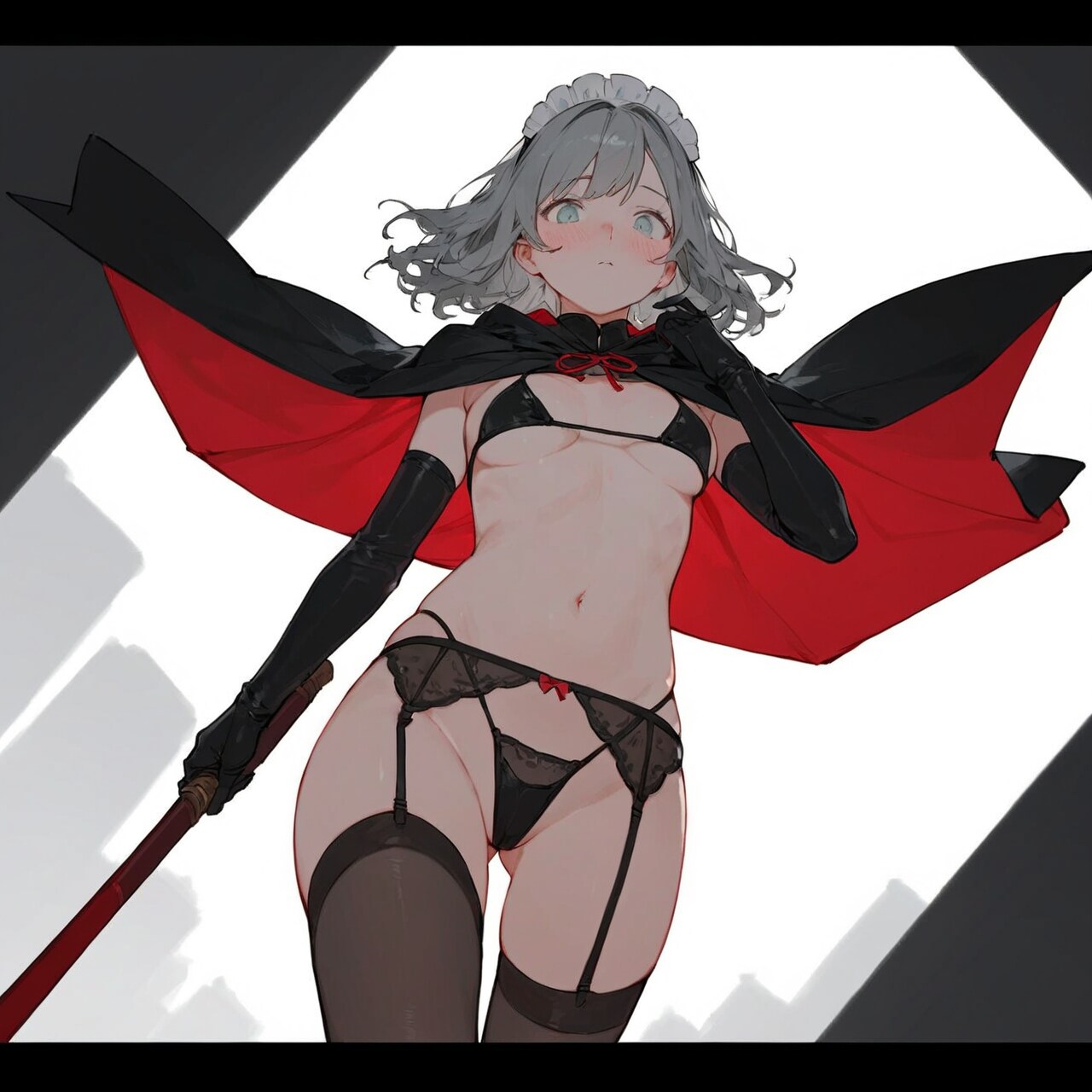 戦闘態勢メイドさん