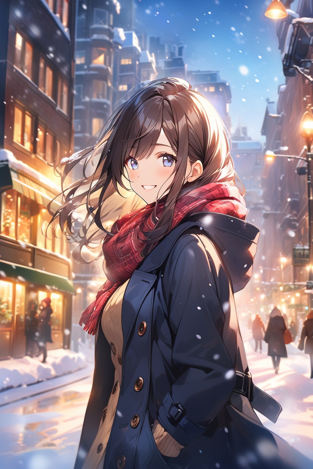 ピーコートの女性 26歳 | の人気AIイラスト・グラビア