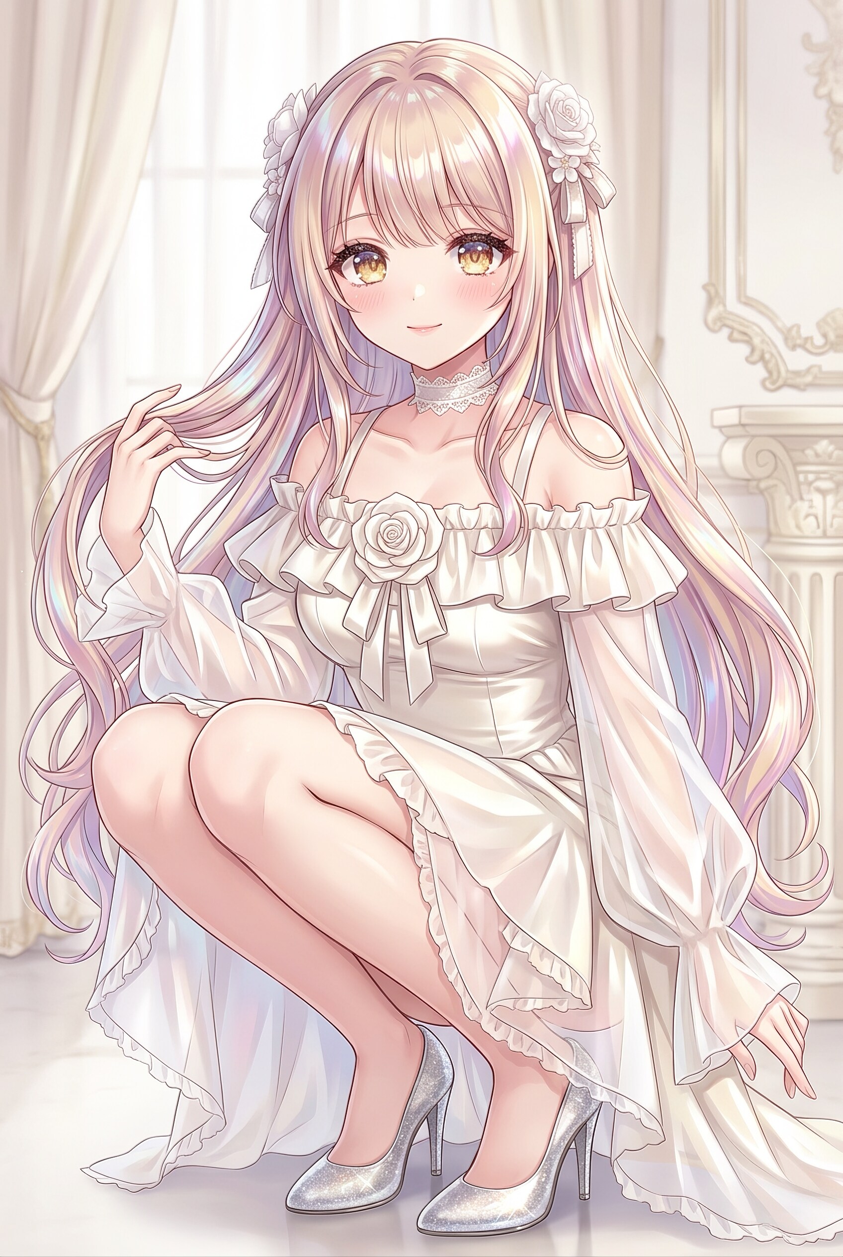 白薔薇天華の金髪姫 | の人気AIイラスト・グラビア