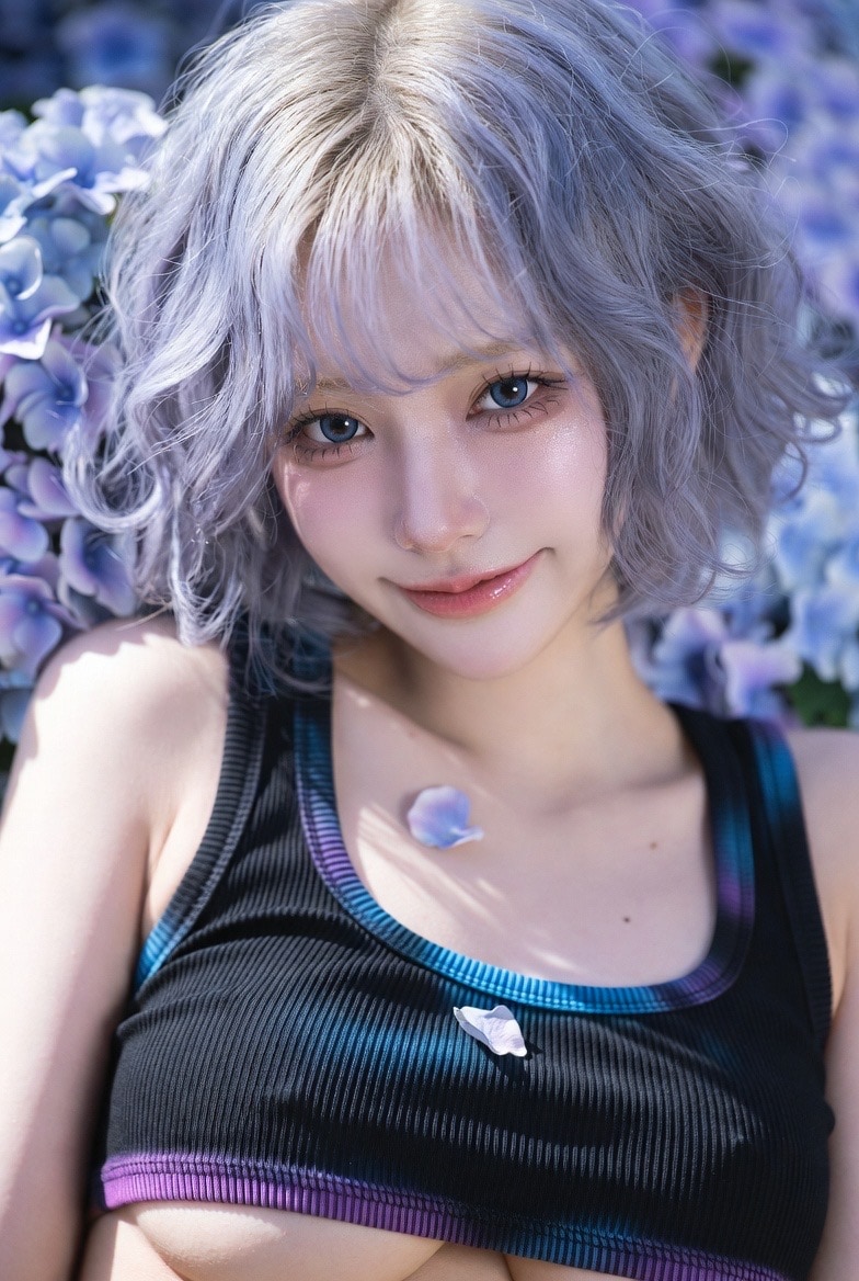 紫陽花ポートレート