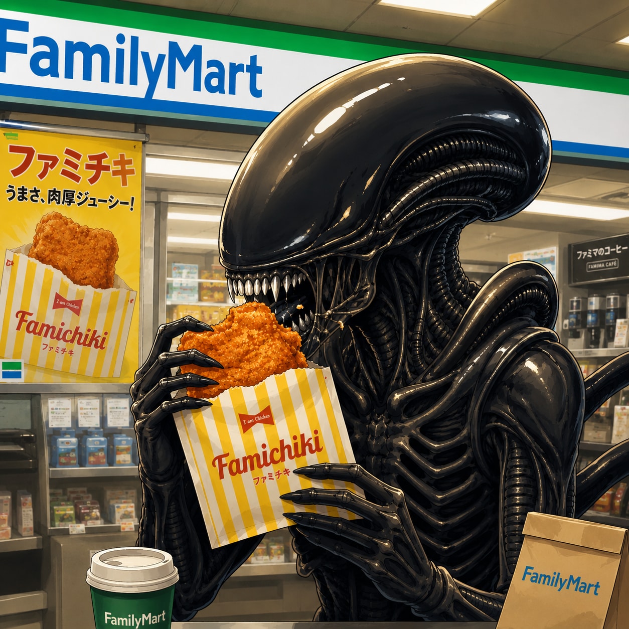《ファミチキを知るは、宇宙最強生物》　　　　　　　　　　「だから何だと言うのか、だが美味い事には変わり無し。」