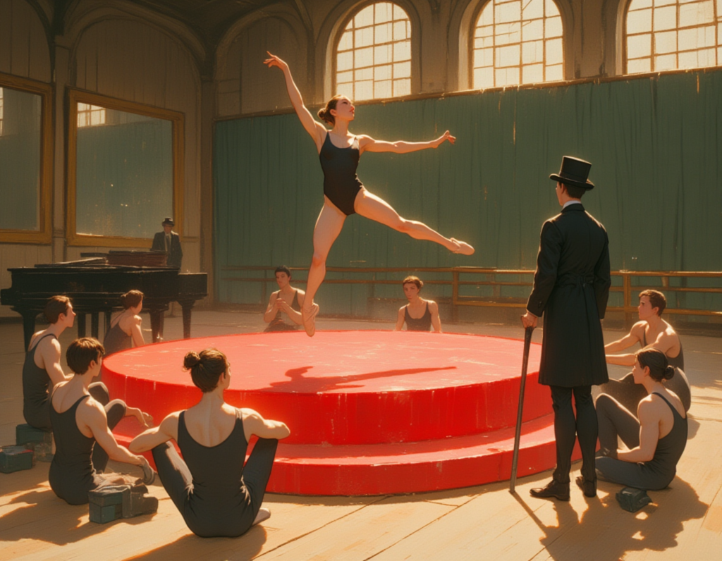 ボレロの跳躍：赤い舞台と静かなるパトロン