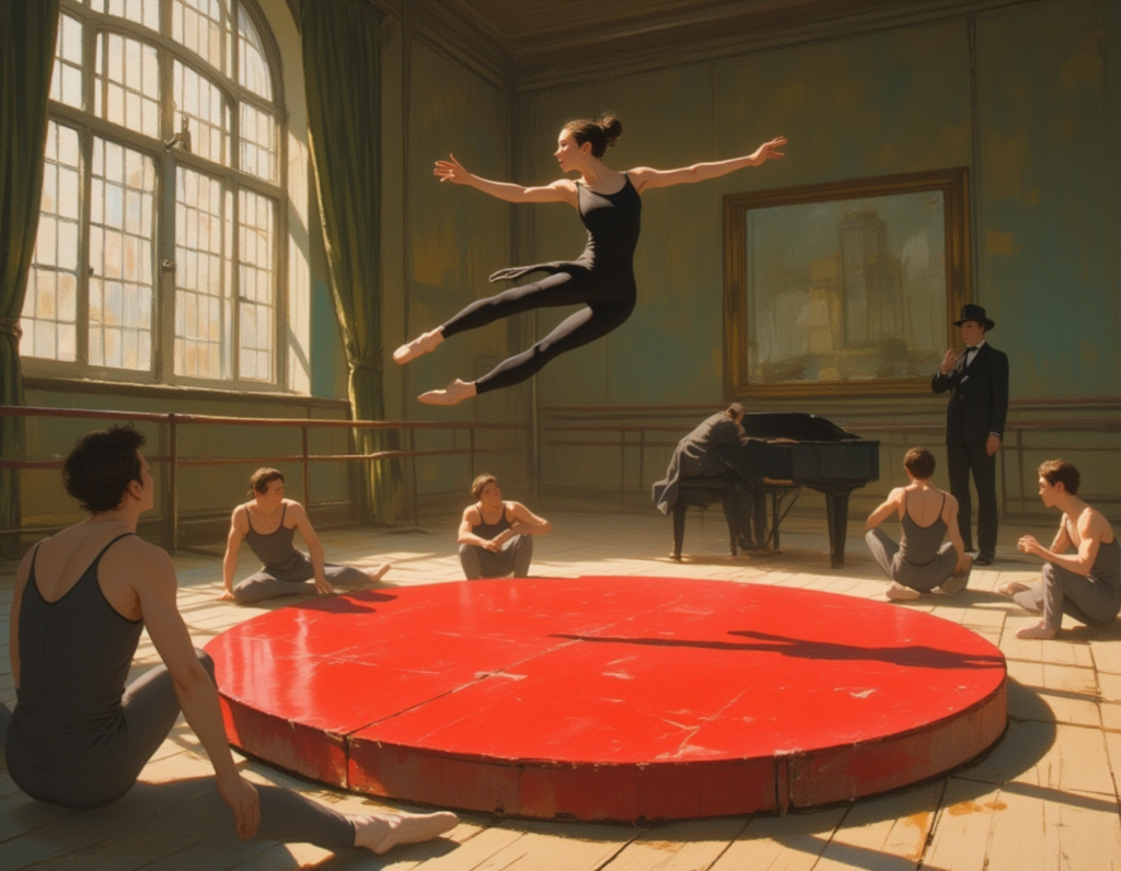 ボレロの跳躍：赤い舞台と静かなるパトロン