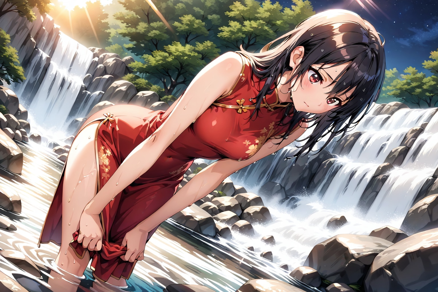川遊びししょちゃん