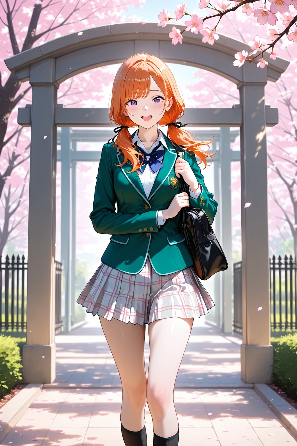 【オリキャラ】橘美柑 入学式へ