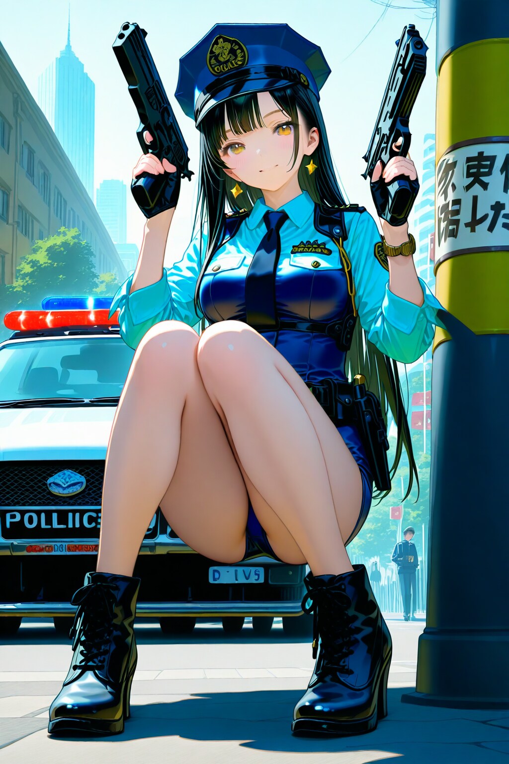 チラ見でタイホデス🫣 | の人気AIイラスト・グラビア