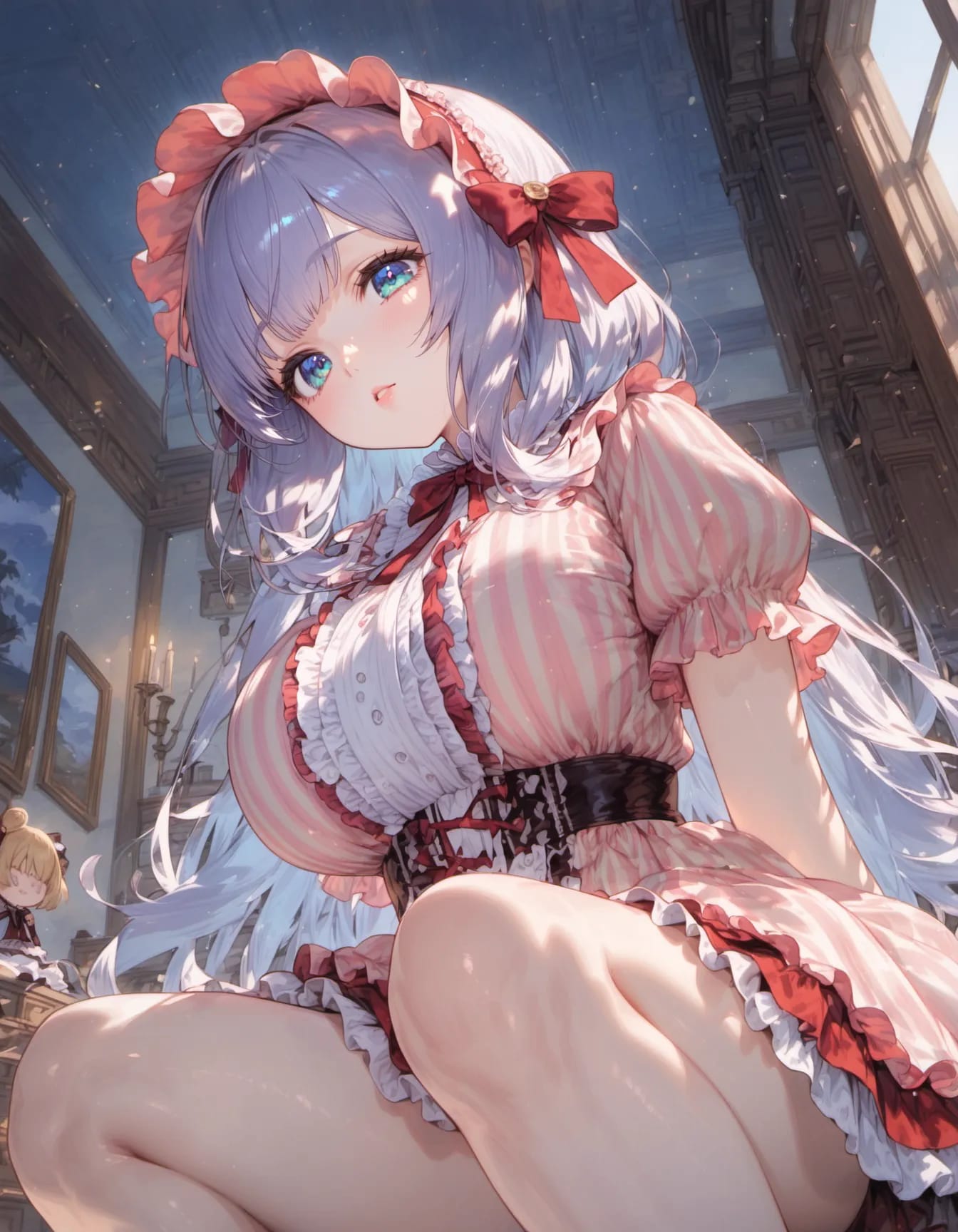 Candy-Striped Reverie | の人気AIイラスト・グラビア