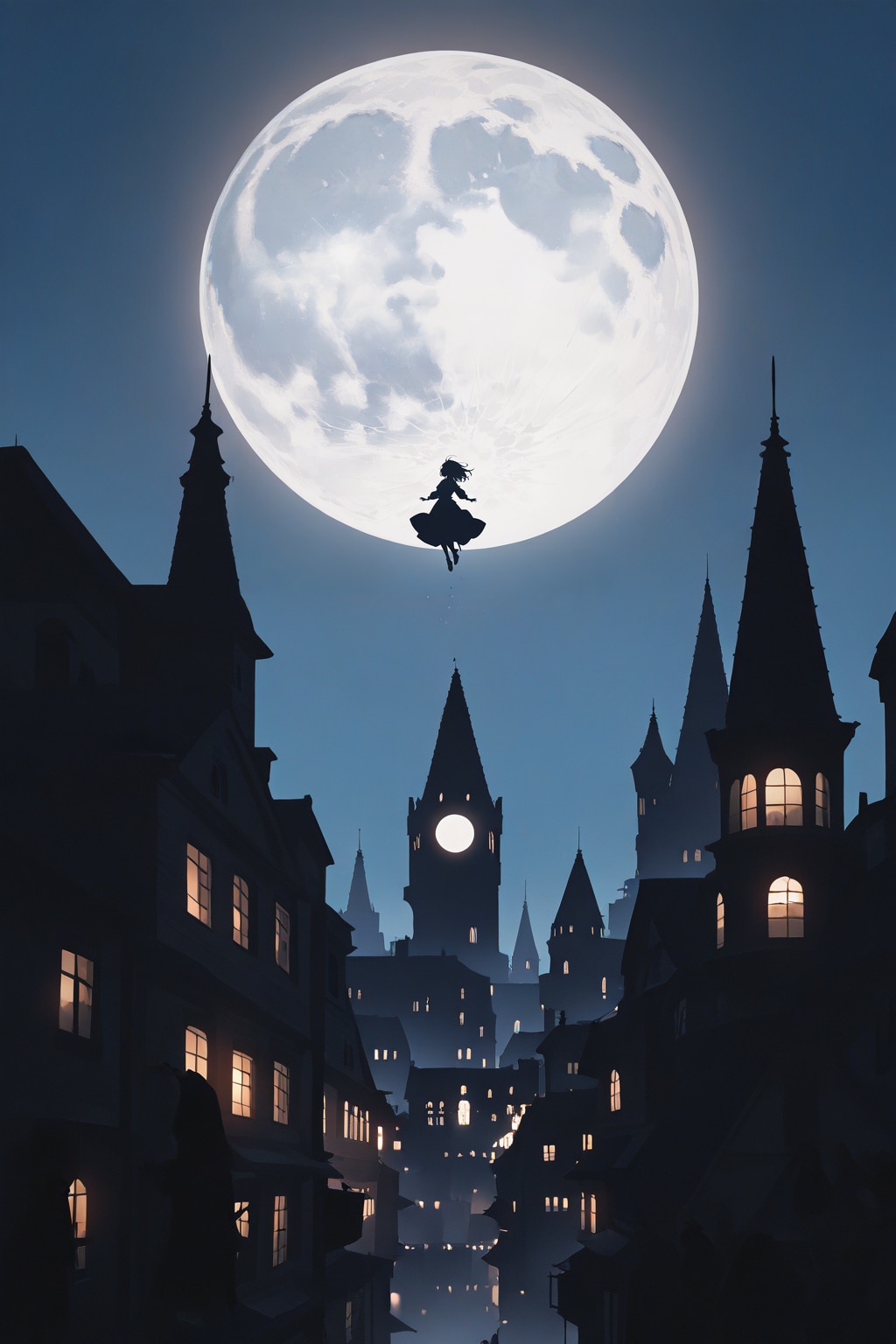 MOON ON BACK | の人気AIイラスト・グラビア