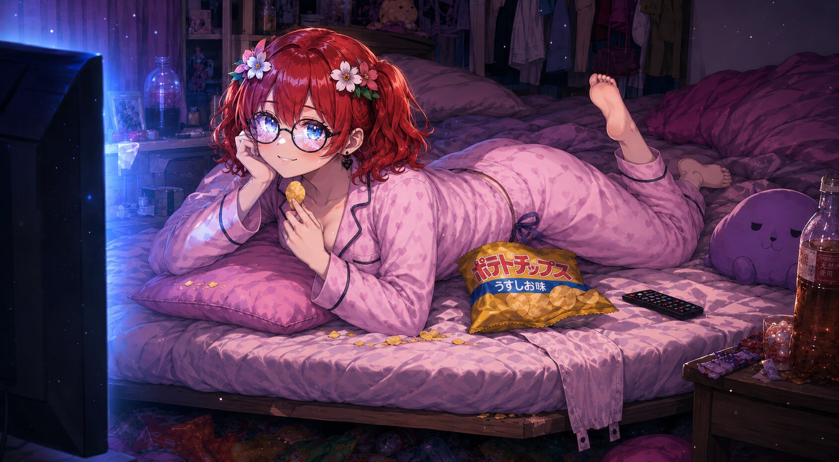 深夜のポテチタイム