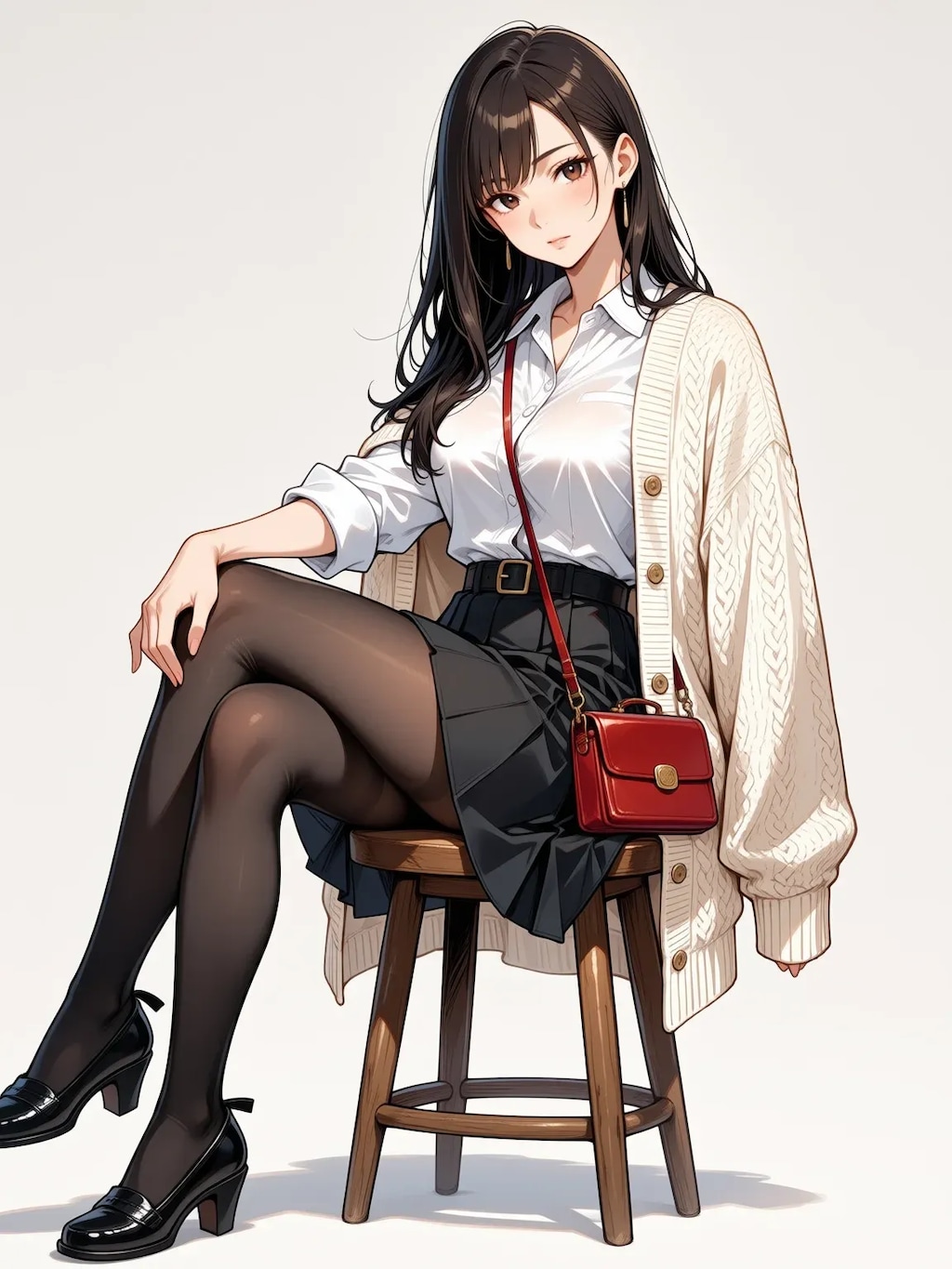 淡色重ねの日常美