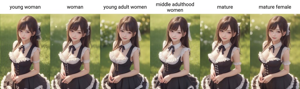 年齢比較（リアル系）