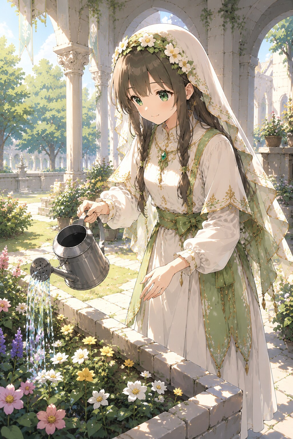 花の巫女見習い