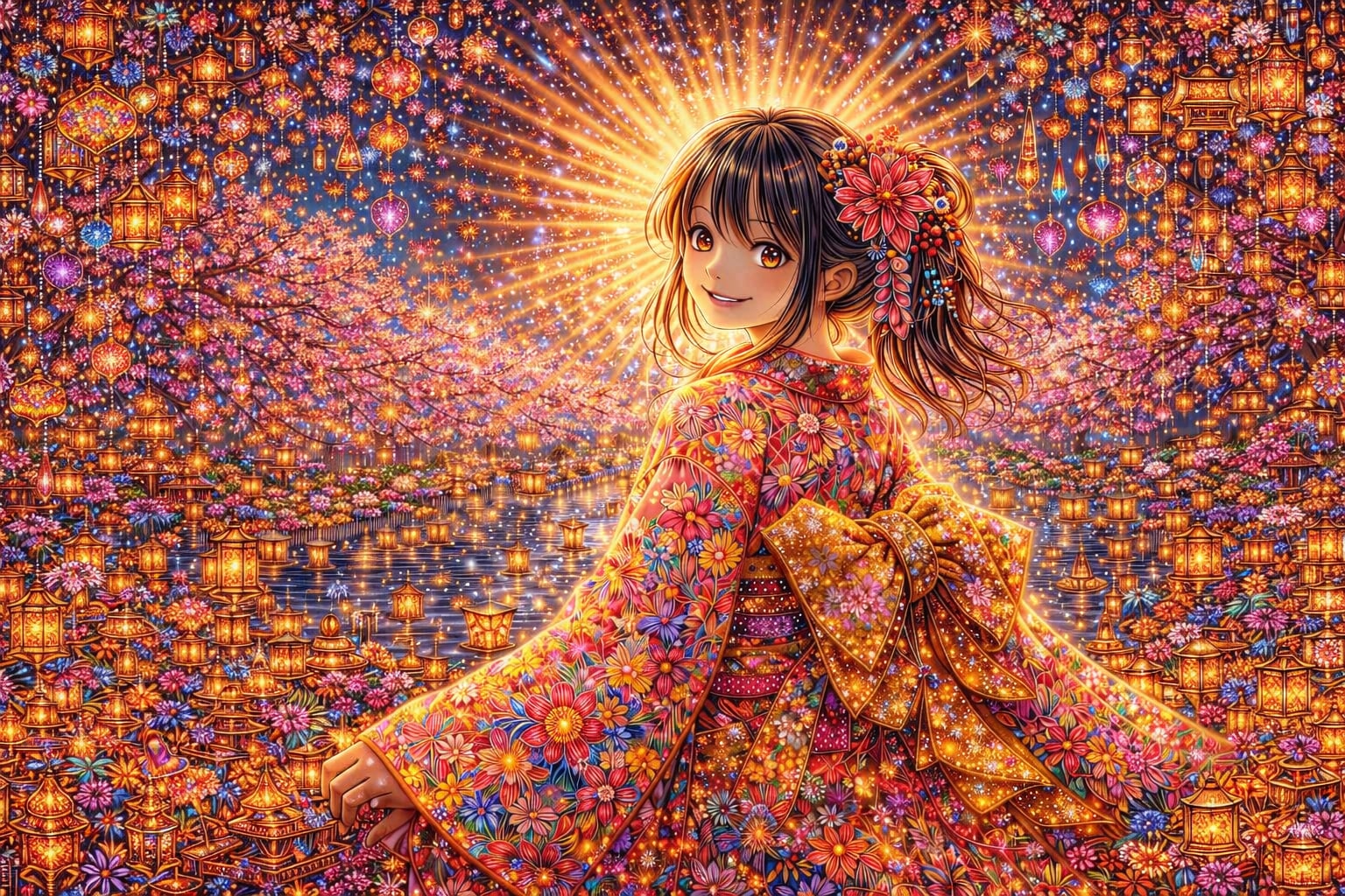 燈花の姫 | の人気AIイラスト・グラビア