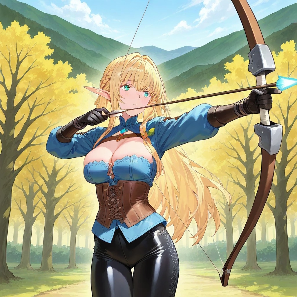 正統派弓兵エルフ殿