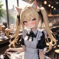 ブロンドメイド猫 2枚目