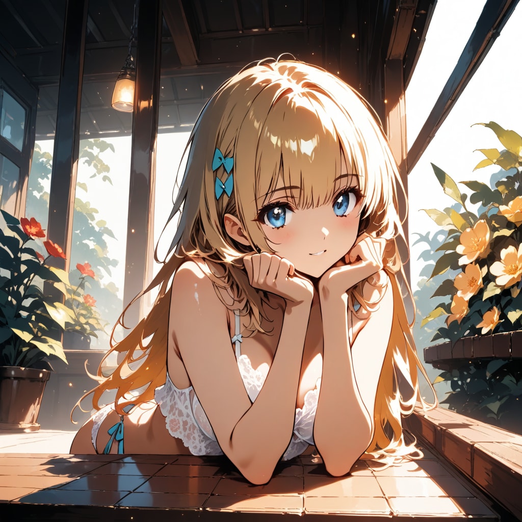リゾートで休憩