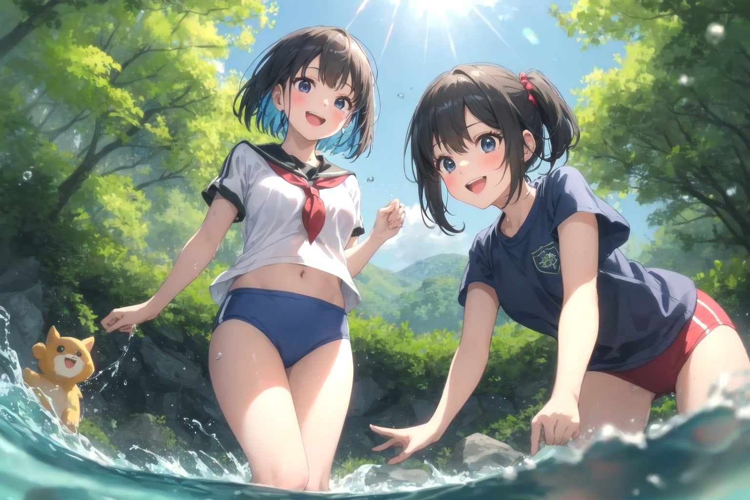 夏の遊び場