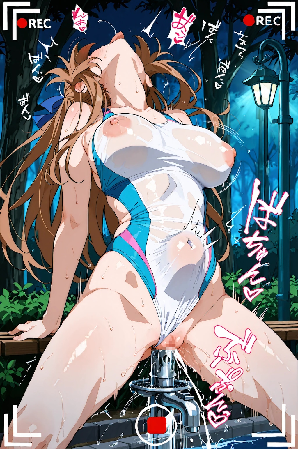 深夜の公園で☆