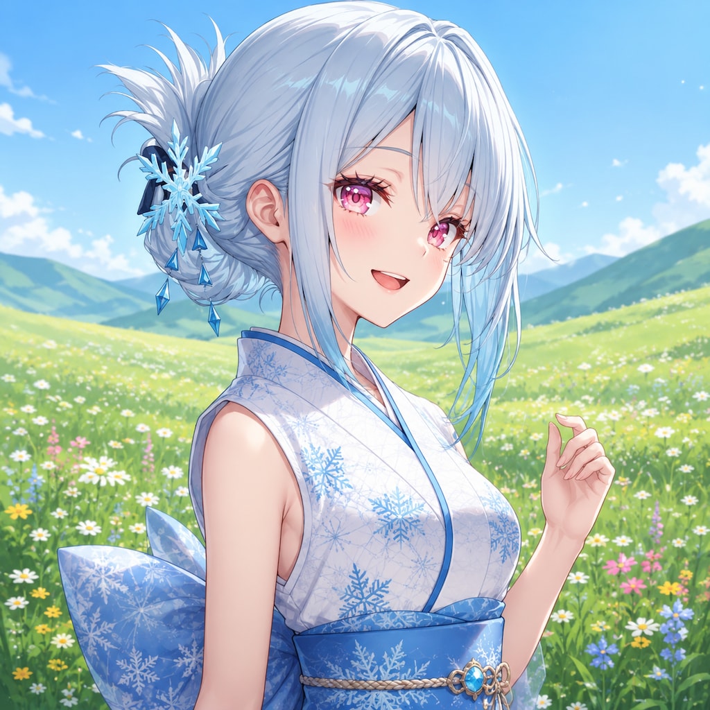 雪女さんの夏衣装