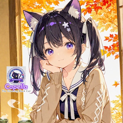 旅する黒猫とこたつ体験 (Seedream画像添付もあるよ)