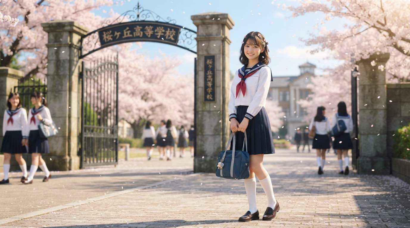 制服の女学生