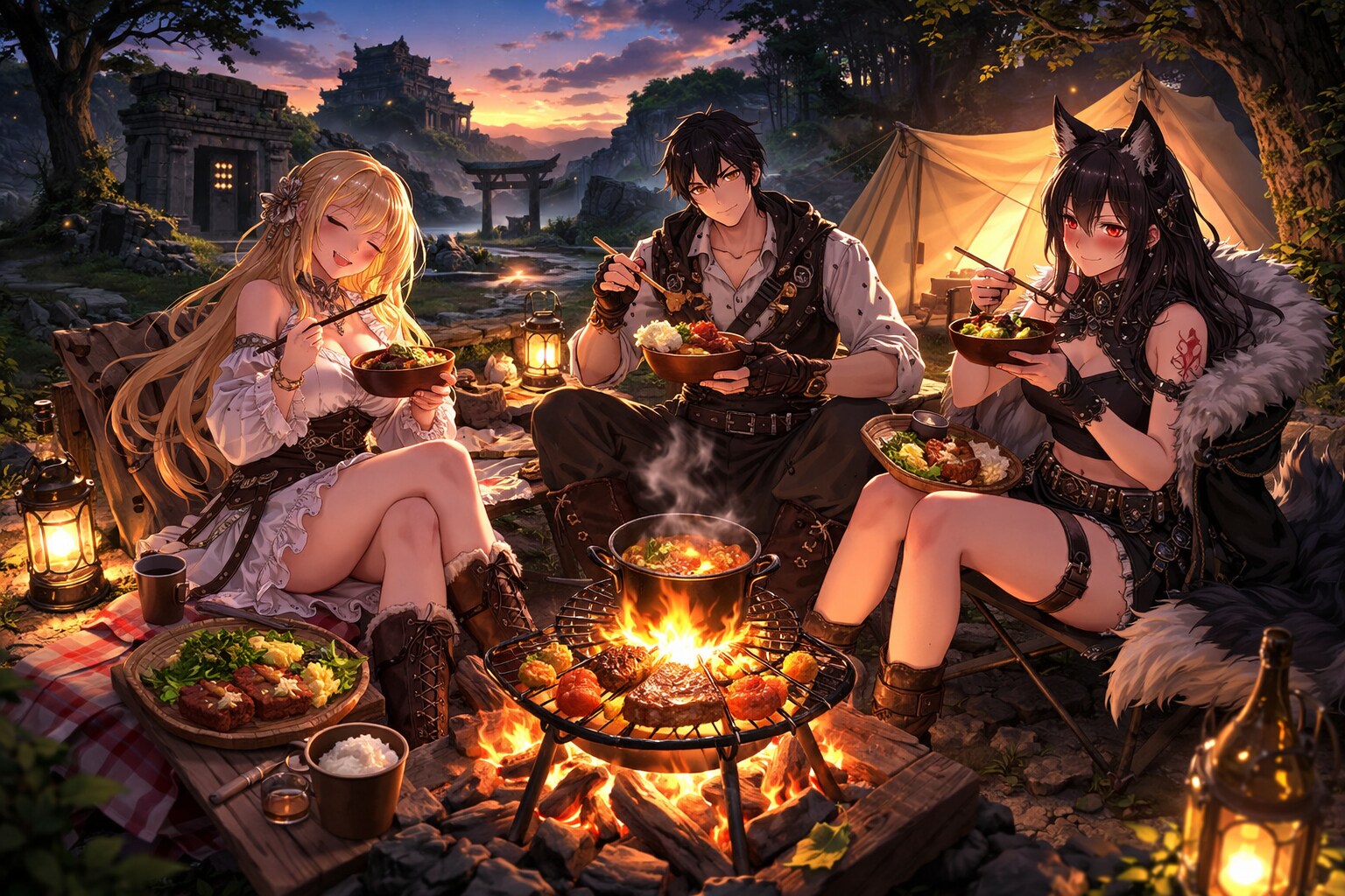よくある異世界転生の食事風景２