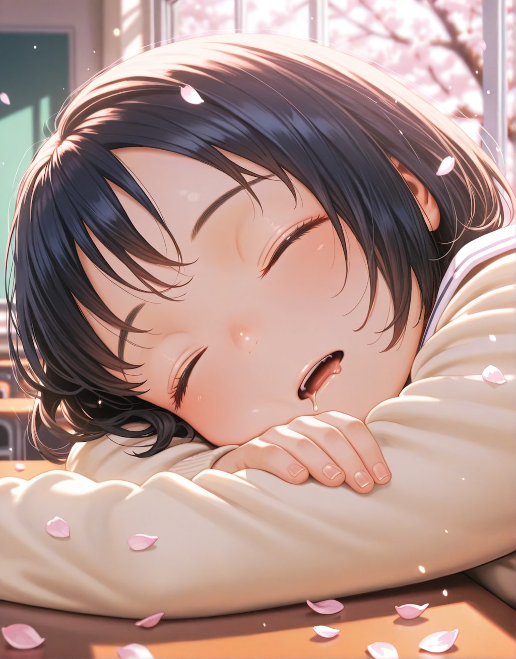 起こされるのを待ってるのに