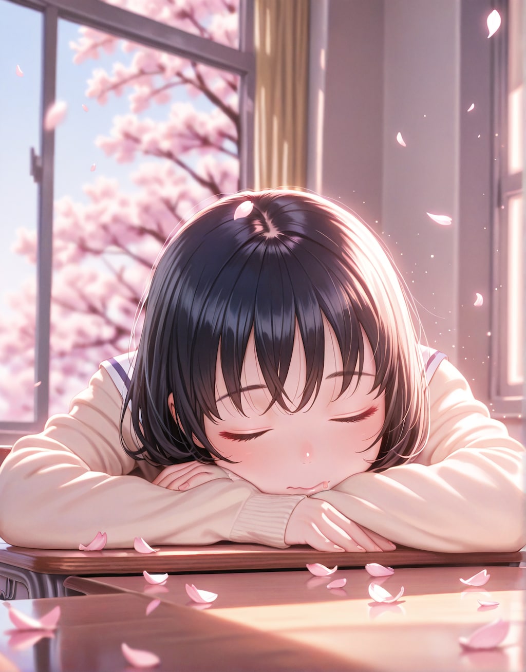 起こされるのを待ってるのに