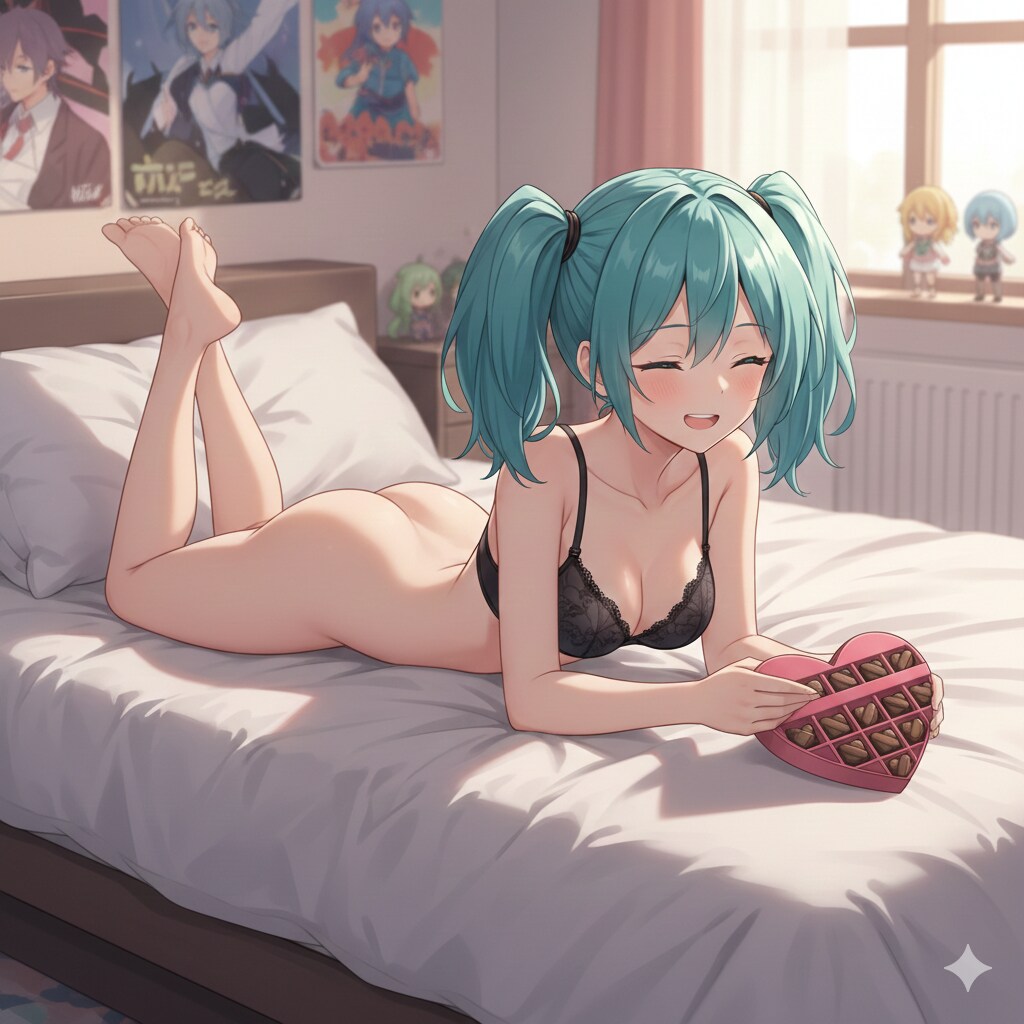 ミクさん 誰に渡すのかな？
