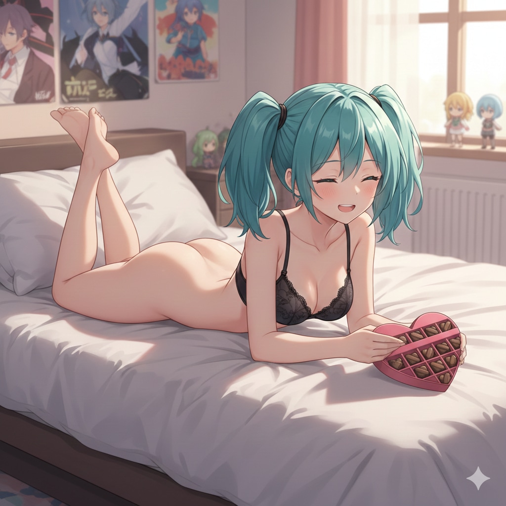 ミクさん 誰に渡すのかな？