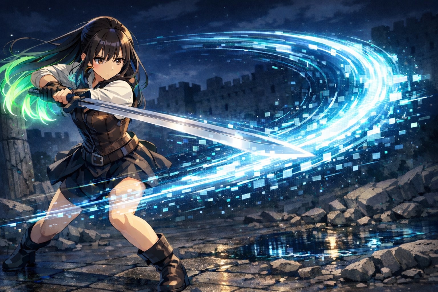 剣士6 | の人気AIイラスト・グラビア