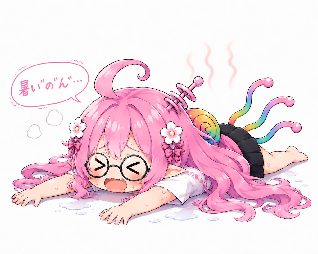 今日も暑くていやになりますね……