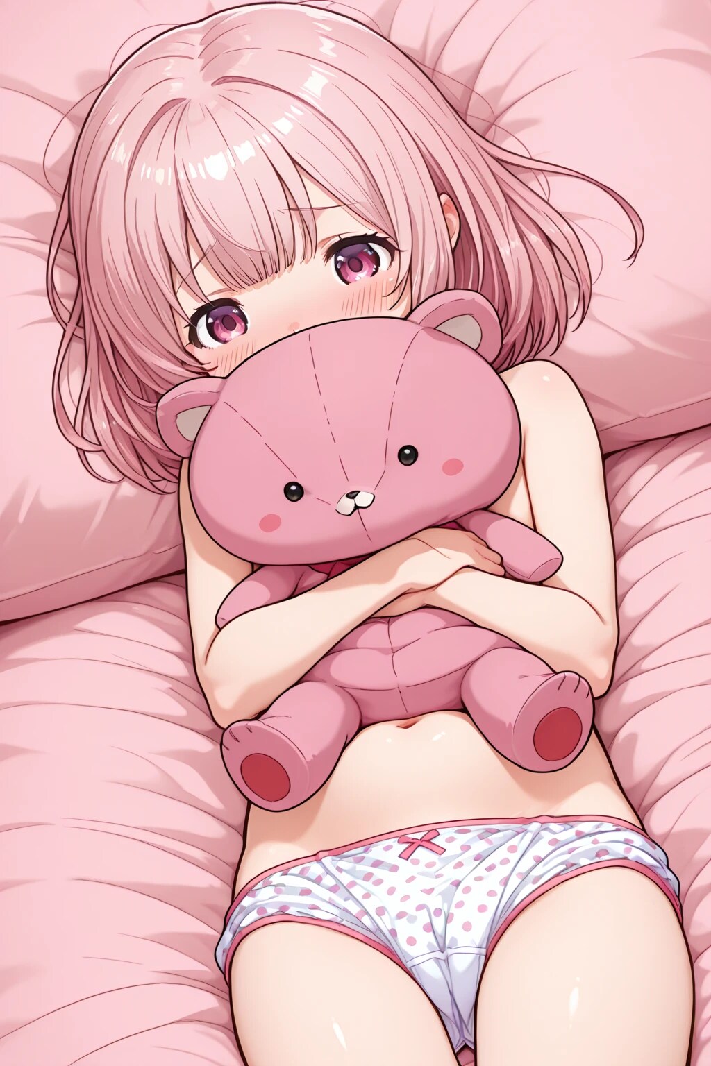 ぬいぐるみで隠す