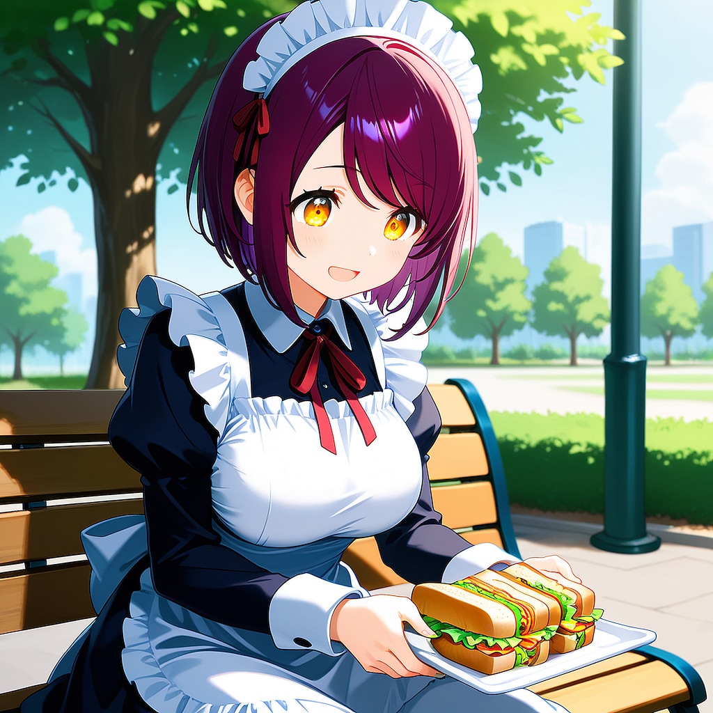 こんにちは（挨拶メイドの芽衣ちゃん）