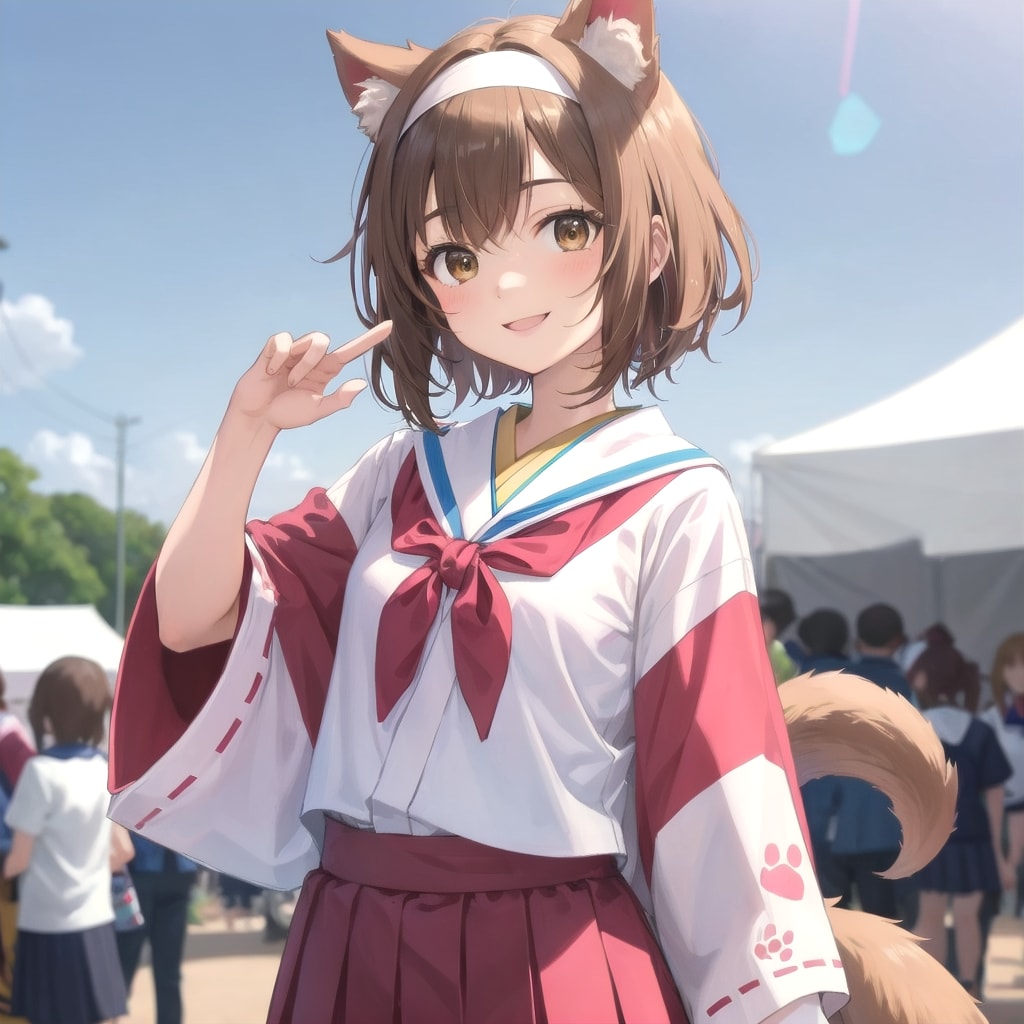 イヌ系元気ガール！