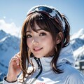雪上の れなちゃん 2枚目