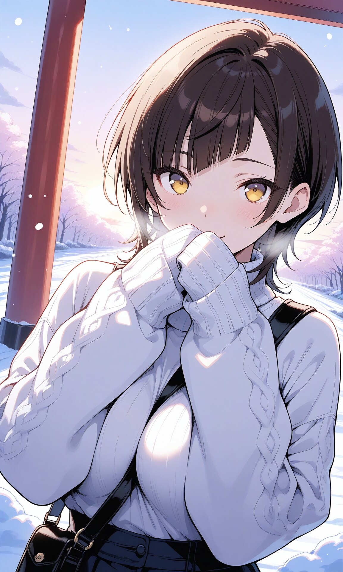 普段着でお参り | の人気AIイラスト・グラビア