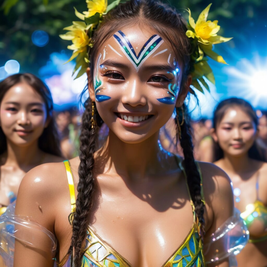 フェイスペイント祭り