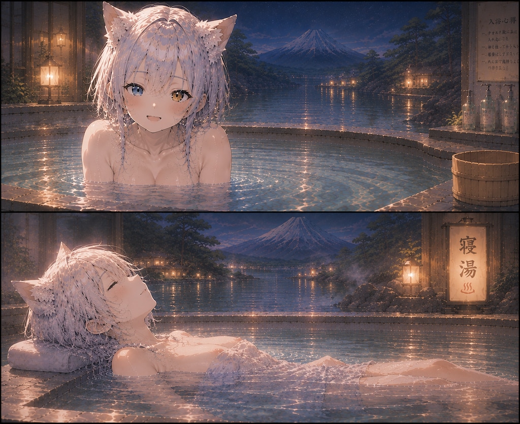 真銀（ましろ）ちゃんの銭湯シリーズ　12
