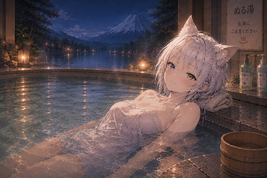 真銀（ましろ）ちゃんの銭湯シリーズ　12