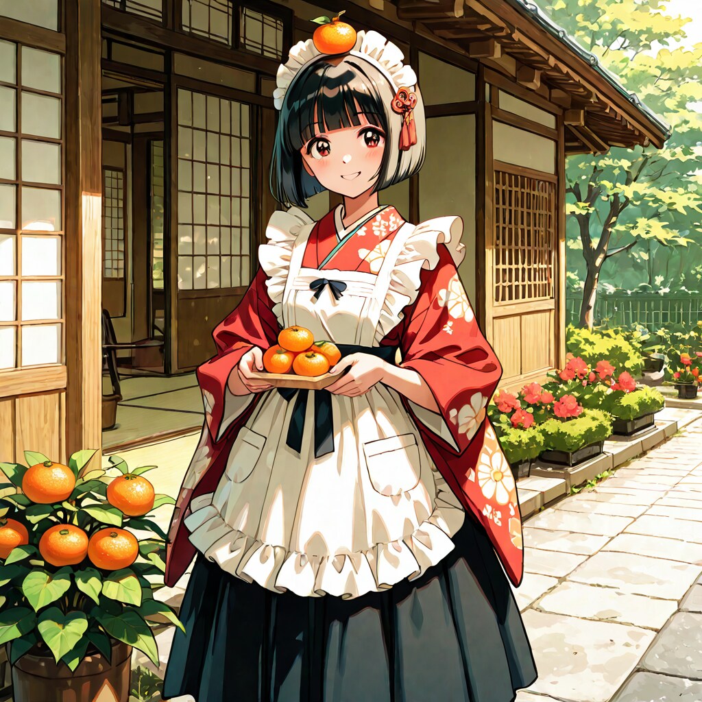 みかんの実が食べ頃になりました