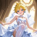 ボーカロイド　鏡音レン　ウェディングドレス 5枚目