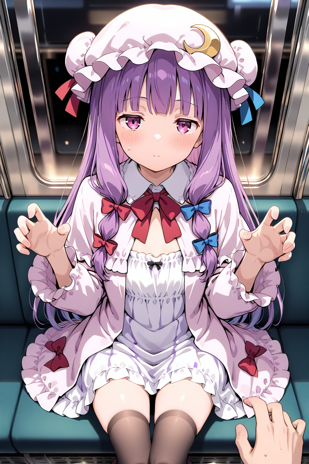 お泊まりするパチュリーちゃん