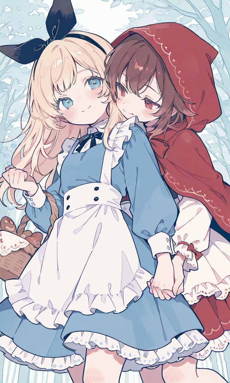 アリスと赤ずきん | の人気AIイラスト・グラビア