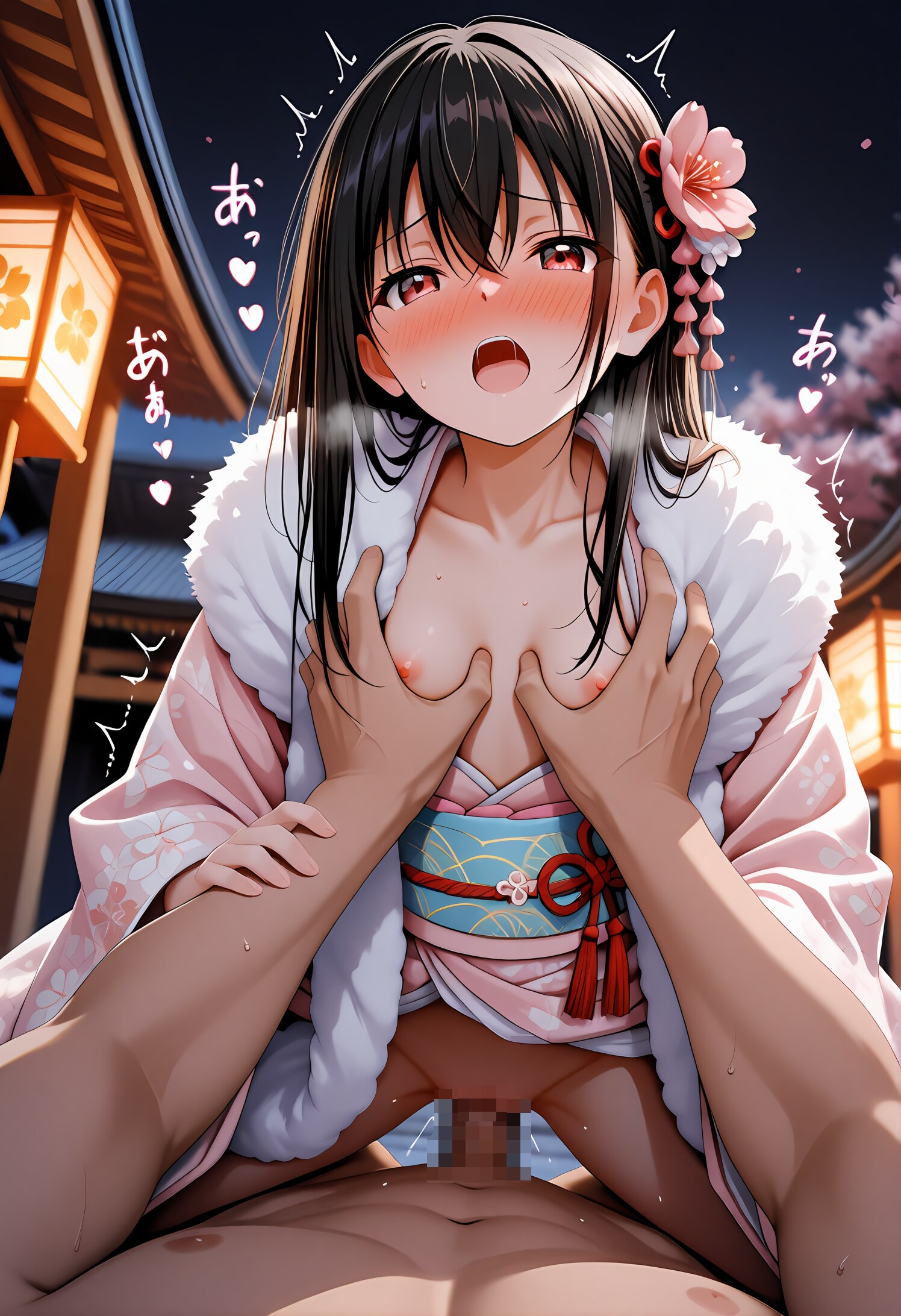 少しはやい初詣・ロリっ子と神社でエッチ