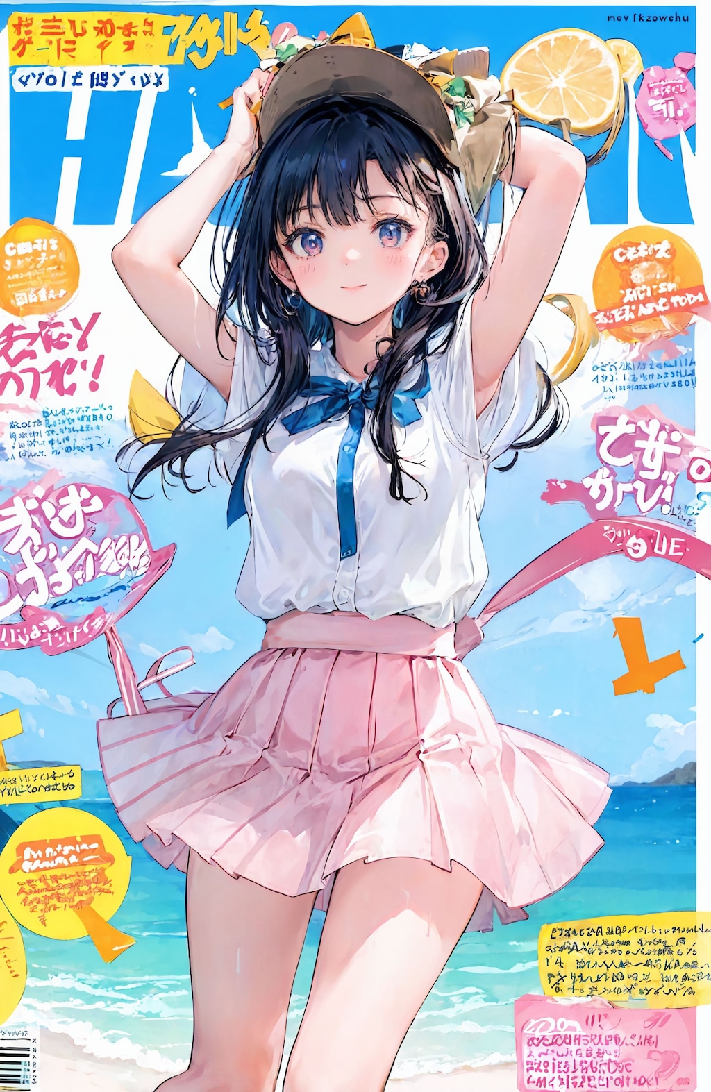 magazine風表紙絵