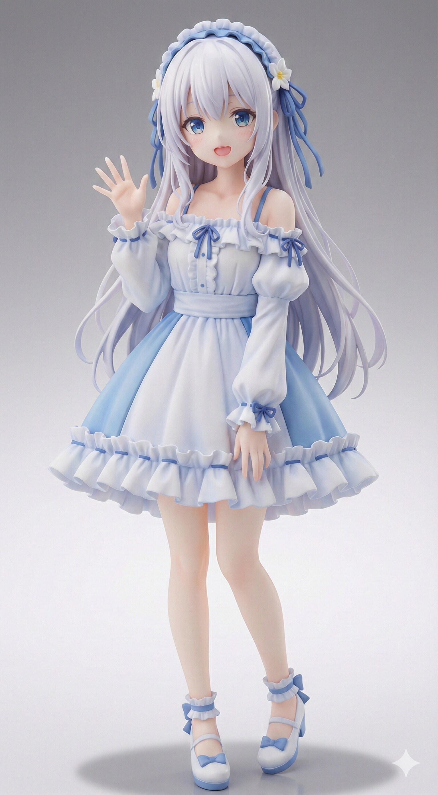 白メイ子🥰フィギュア化 | の人気AIイラスト・グラビア