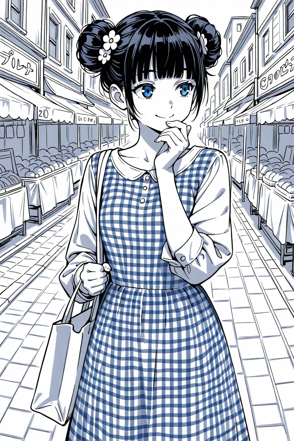 かおるのおだんごちゃんスケッチ２６ | の人気AIイラスト・グラビア