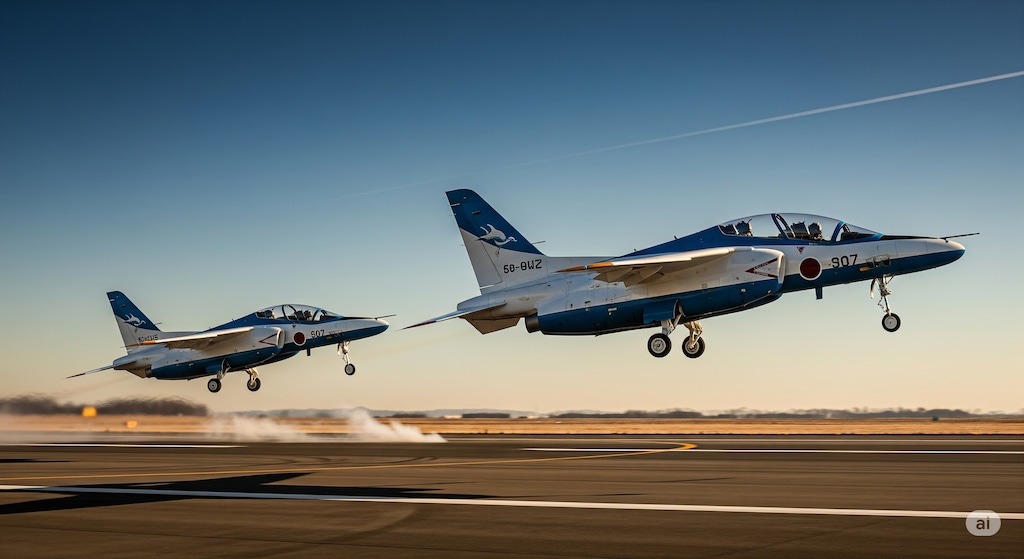 ブルーインパルス、離陸シーン。－ Gemini －