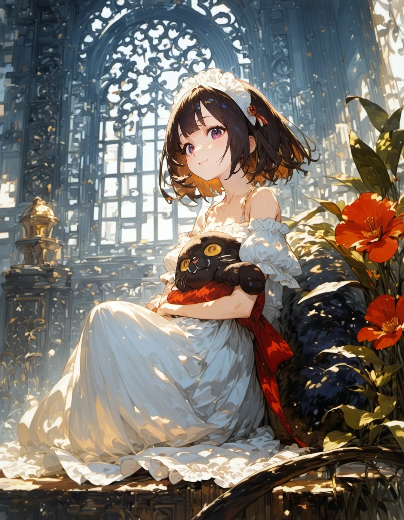 Maiden and the Gargoyle Window | の人気AIイラスト・グラビア